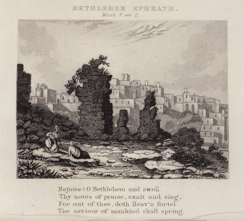 Betlehem Ephrath, Micah V, ver 2 (metszet) alkotó: English School