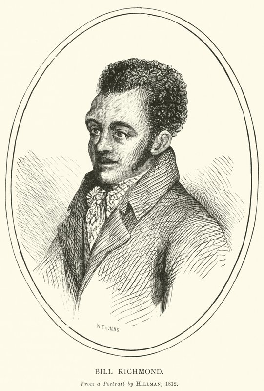 Bill Richmond, Hillman portréjából alkotó: English School
