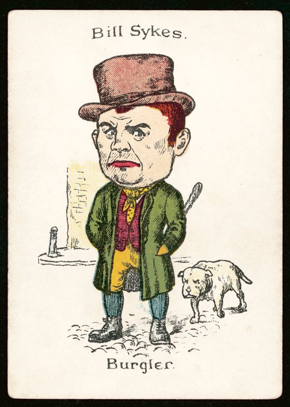 Bill Sykes, Burgler (színes litográfia) alkotó: English School