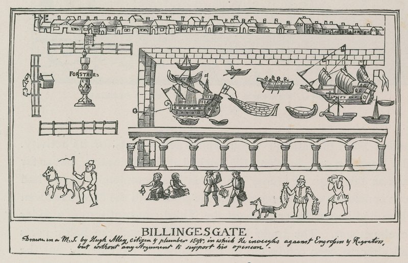 Billingsgate, 1598 alkotó: English School