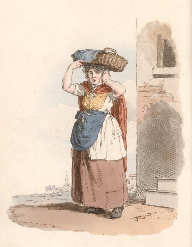 Billingsgate halasszony alkotó: English School