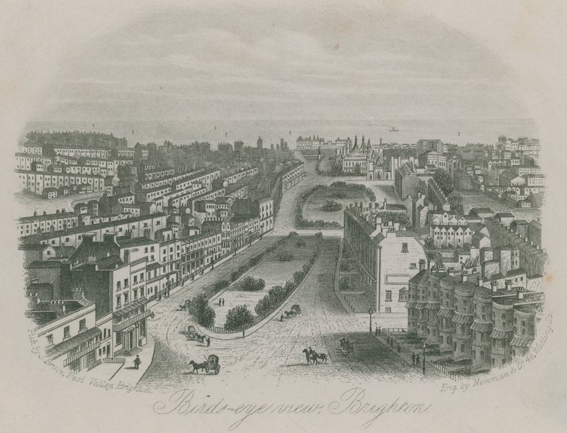 Brighton madártávlatból alkotó: English School