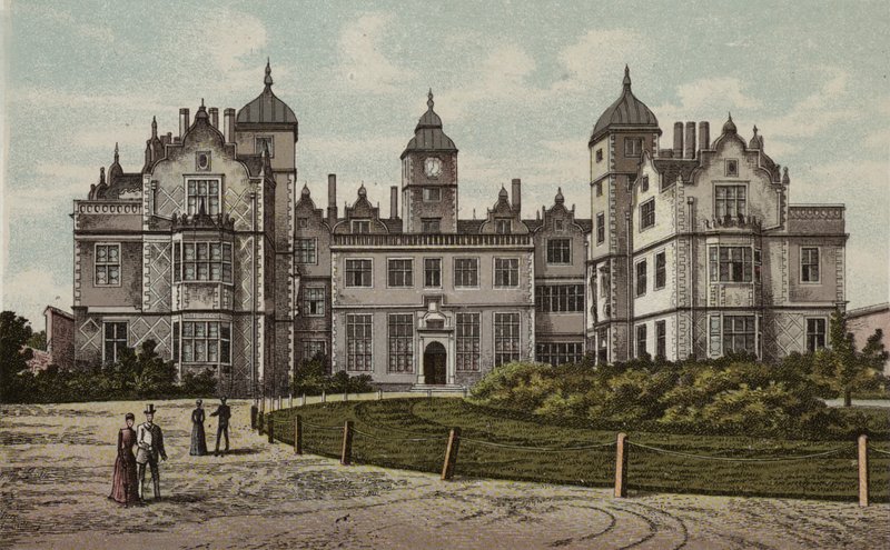 Birmingham: Aston Hall (színes litho) alkotó: English School