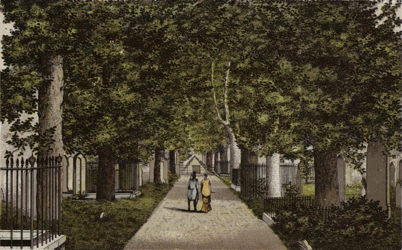 Birmingham: Harborne Avenue (színes litho) alkotó: English School