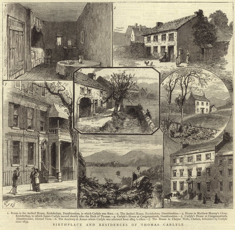 Thomas Carlyle szülőhelye és lakóhelye alkotó: English School