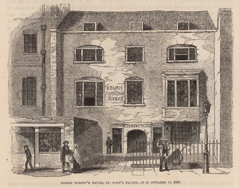 Bishop Burneys House, St Johns Square, Clerkenwell  alkotó: English School
