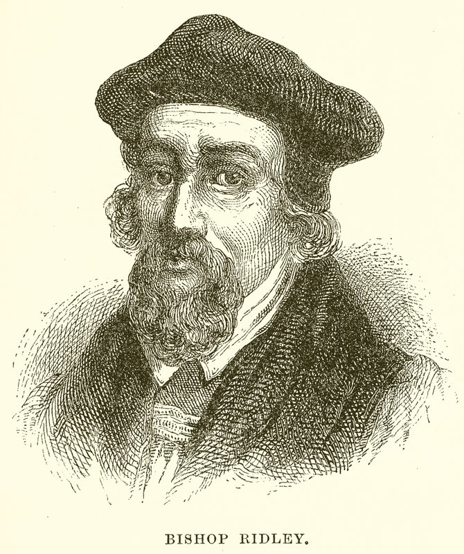 Ridley püspök alkotó: English School