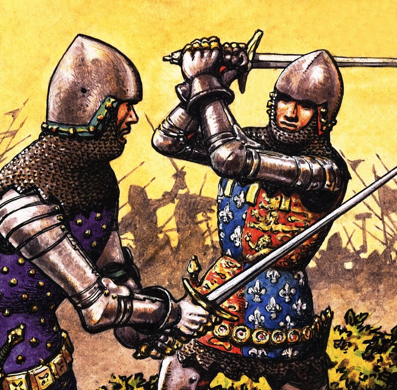 Fekete herceg a Crecyben alkotó: English School