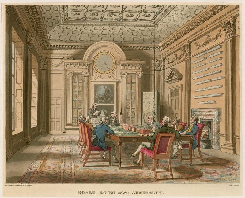 Admiralitás tanácsterme alkotó: English School