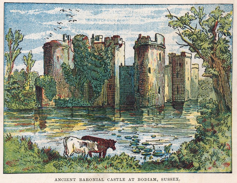 Bodiam kastély, Sussex alkotó: English School