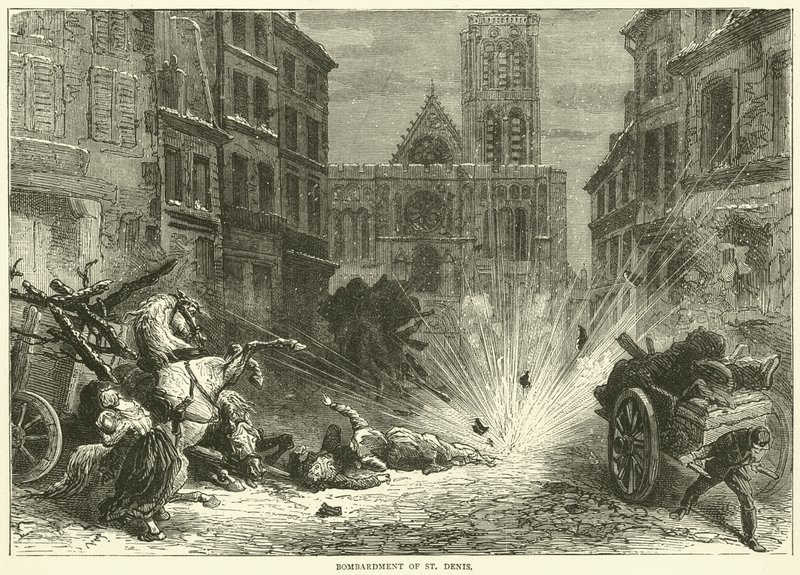 St Denis bombázása, 1870. december alkotó: English School