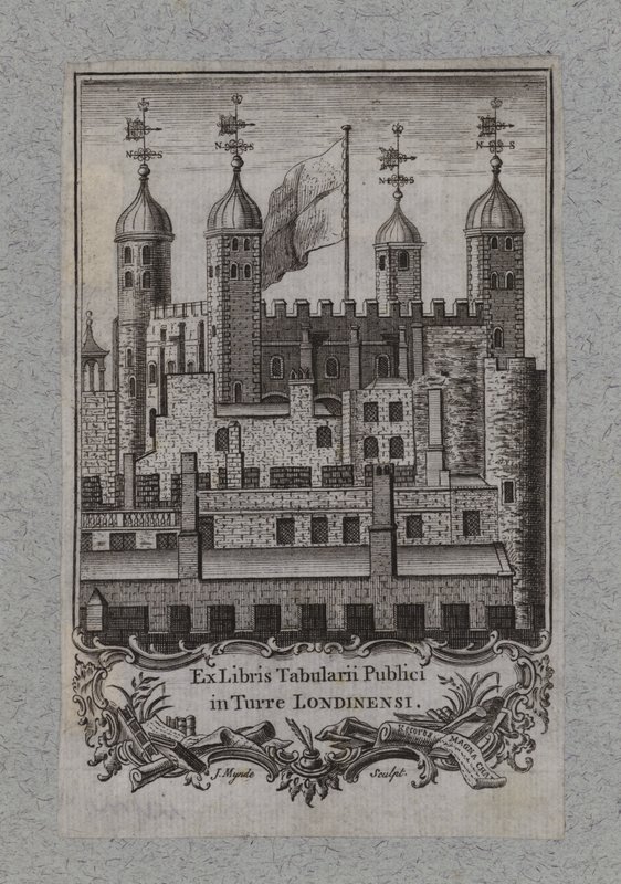Book Plate, Tower of London alkotó: English School