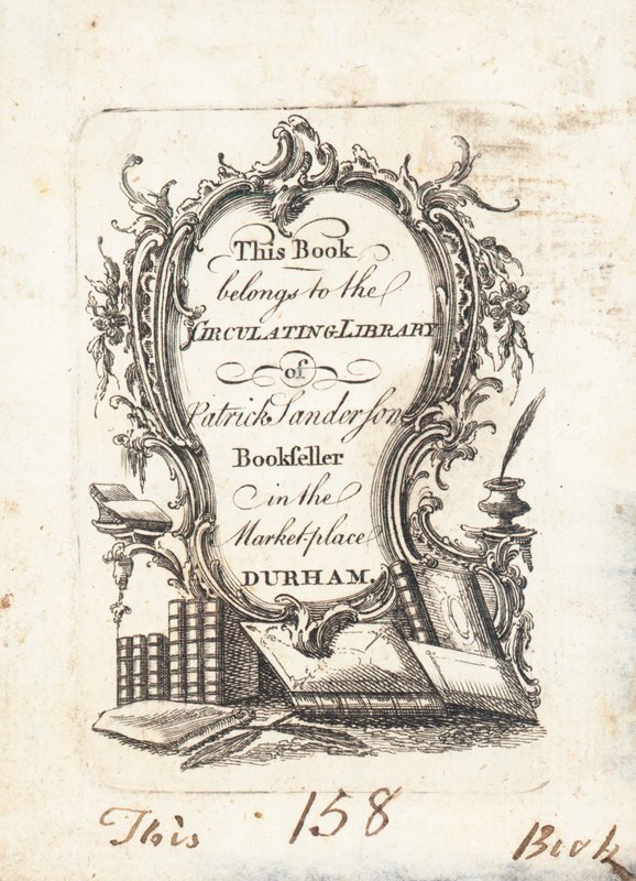 Könyvtányér, Patrick Sanderson alkotó: English School