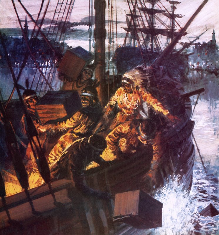 Boston Tea Party alkotó: English School