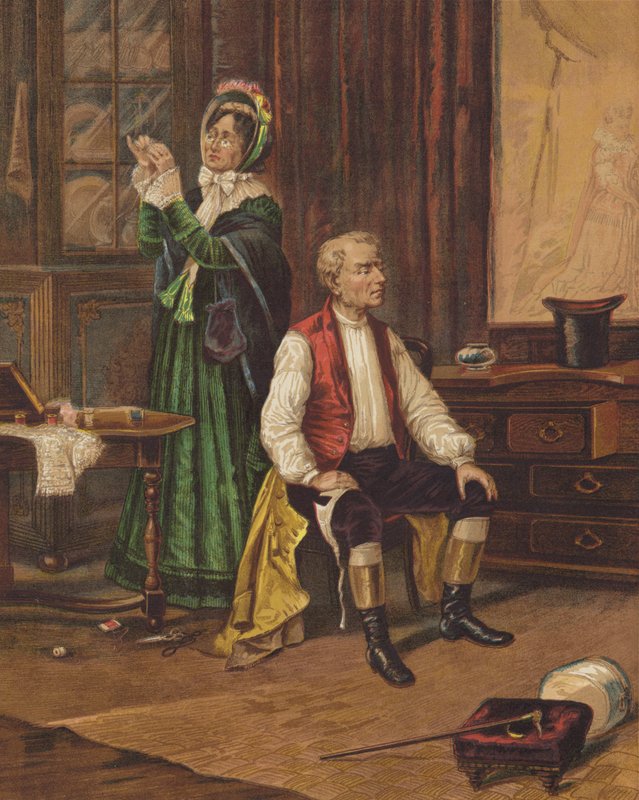 Zavarja a gombokat! (chromolitho) alkotó: English School