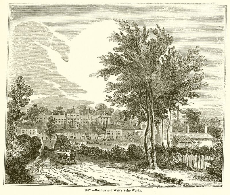 Boulton és Watts Soho Works alkotó: English School