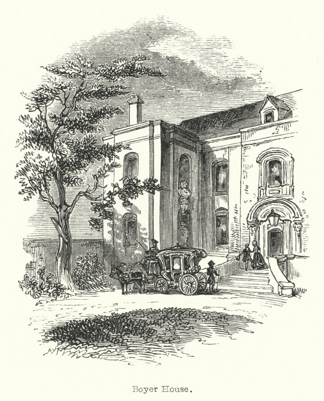 Boyer ház (metszet) alkotó: English School
