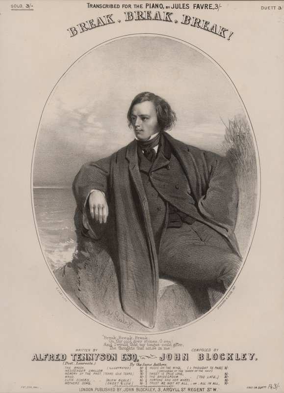 Szünet Szünet Szünet! szerző: Tennyson (színes litho) alkotó: English School