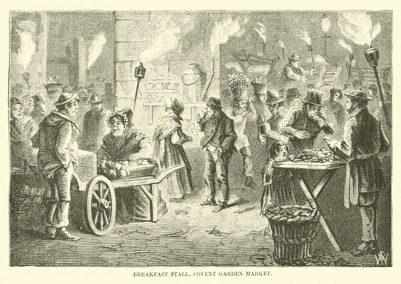 Reggeli bódé, Covent Garden Market alkotó: English School