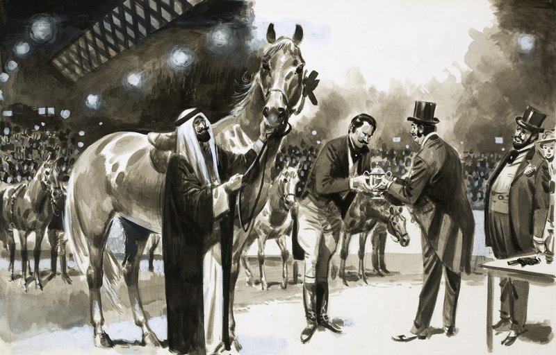 Brian Hughes sikeresen átverte a New York Horse Show-t 1907-ben alkotó: English School