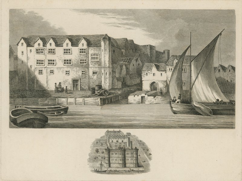 Bridewell palota a Temze partján alkotó: English School