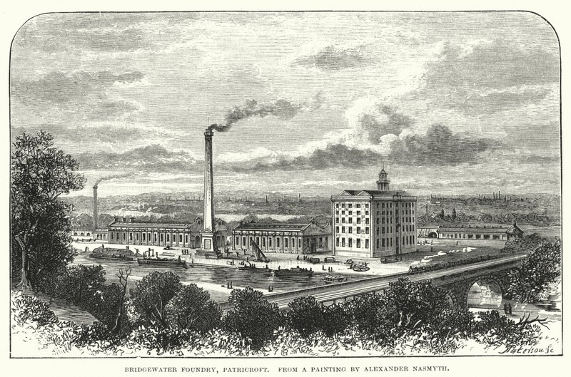 Bridgewater Foundry, Patricroft (metszet) alkotó: English School