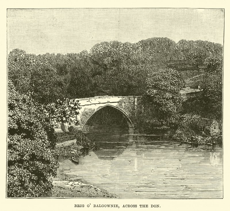 Brig o Balgownie, a Don túloldalán alkotó: English School