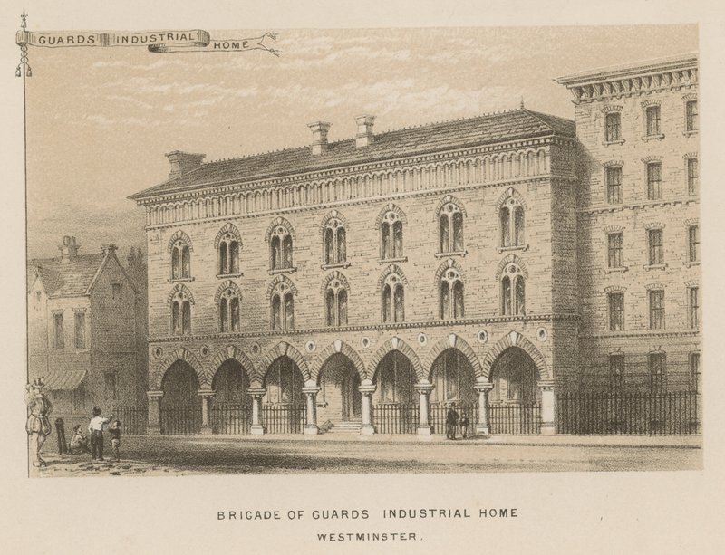 Brigád of Guards Industrial Home, Westminster, London alkotó: English School