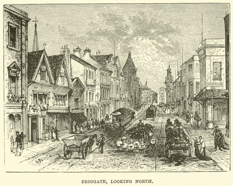 Briggate, északra néz alkotó: English School