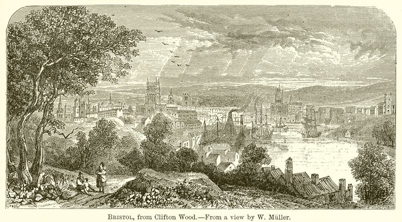 Bristol, a Clifton Wood-tól alkotó: English School