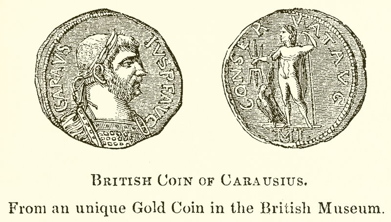 Carausius brit érme alkotó: English School