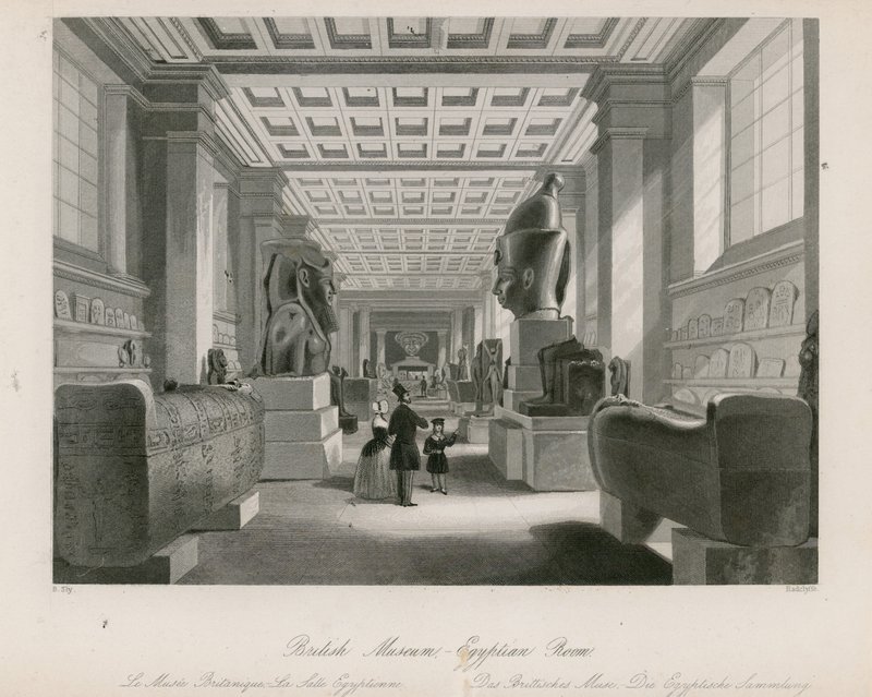 British Museum, Egyiptomi szoba alkotó: English School