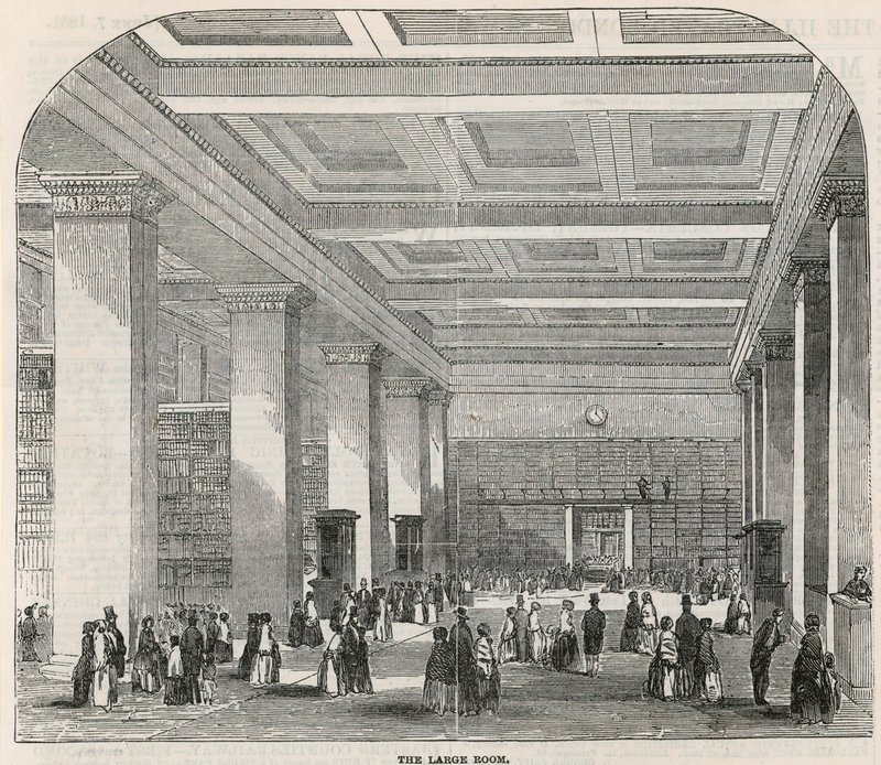 British Museum, The Large Room alkotó: English School