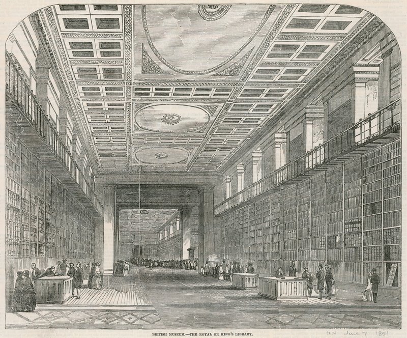 British Museum, a Royal vagy Kings Library alkotó: English School