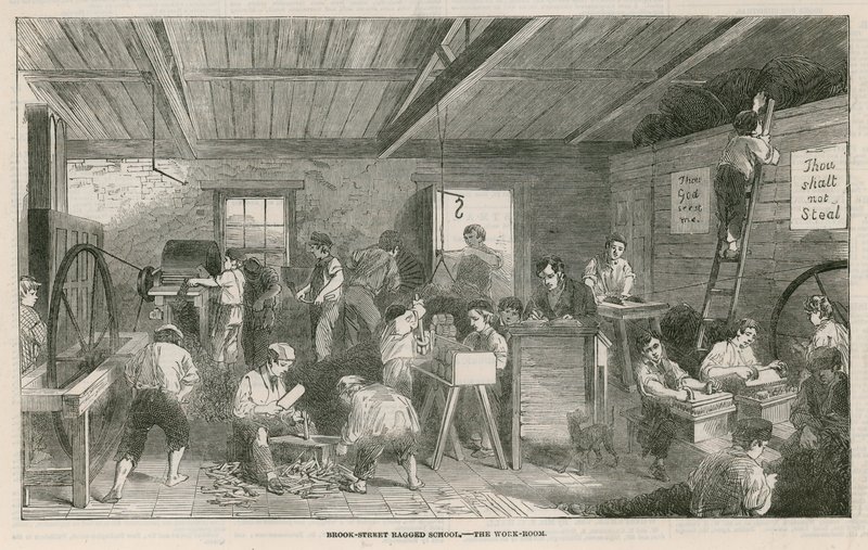 Brook Street, Ragged and Industrial School alkotó: English School