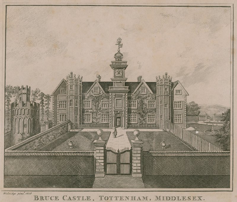Bruce Castle, Tottenham, London; 1686-ban készült kép alkotó: English School