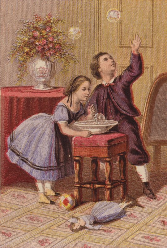 Buborékfújás (gravírozás) alkotó: English School