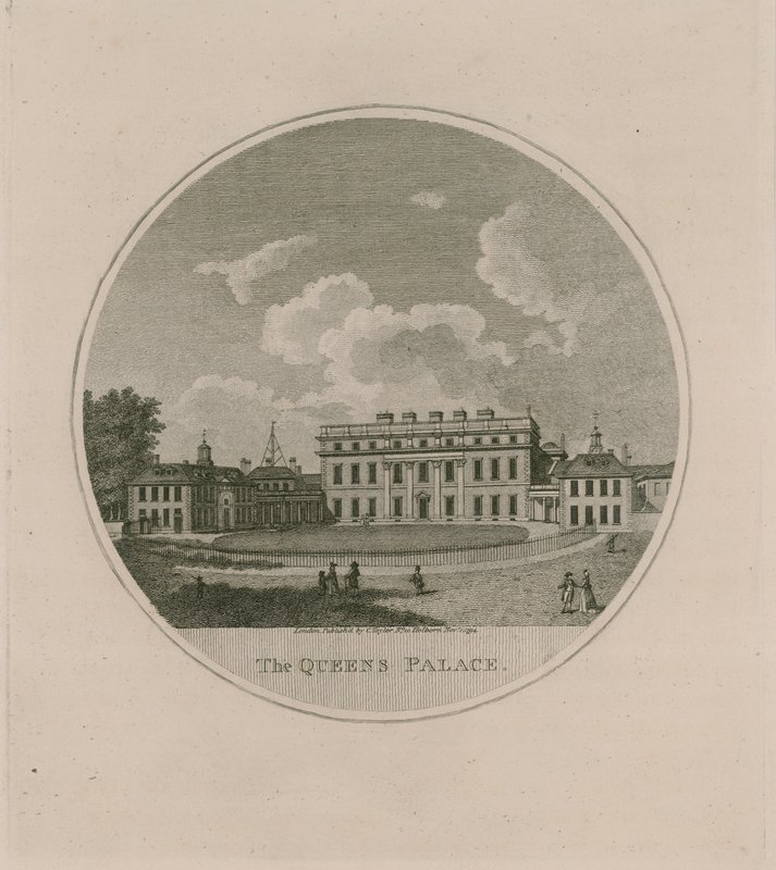 Buckingham House, a Queens Palace alkotó: English School