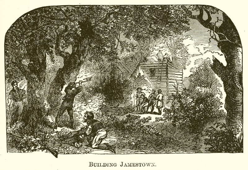 Jamestown építése alkotó: English School