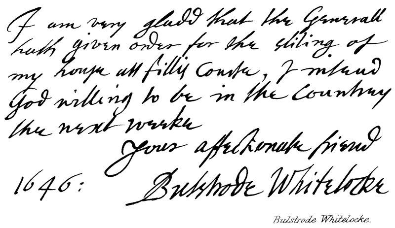Bulstrode Whitelocke alkotó: English School