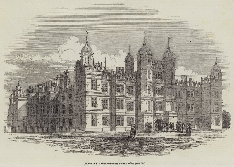 Burghley ház, északi front (metszet) alkotó: English School