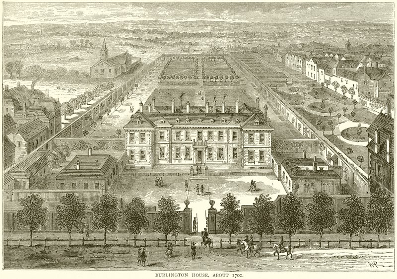 Burlington House, 1700 körül alkotó: English School