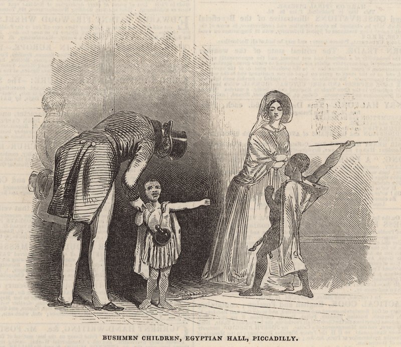 Bushman gyerekek, Egyptian Hall alkotó: English School
