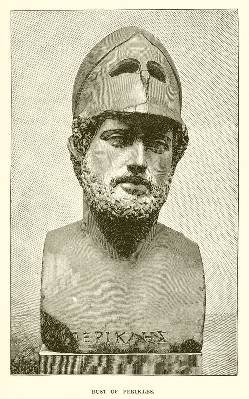 Periklész mellszobra alkotó: English School