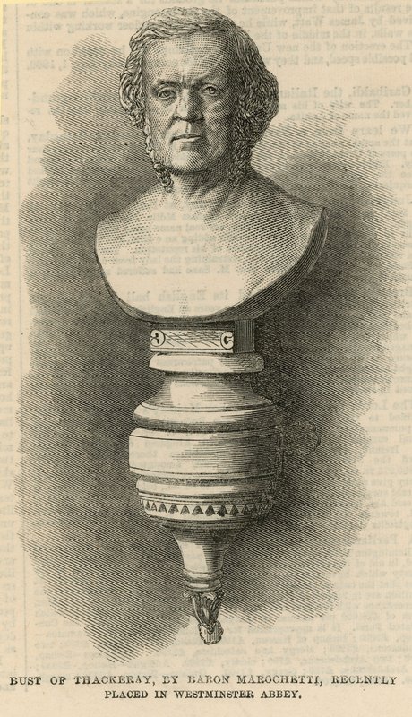Thackeray mellszobra alkotó: English School