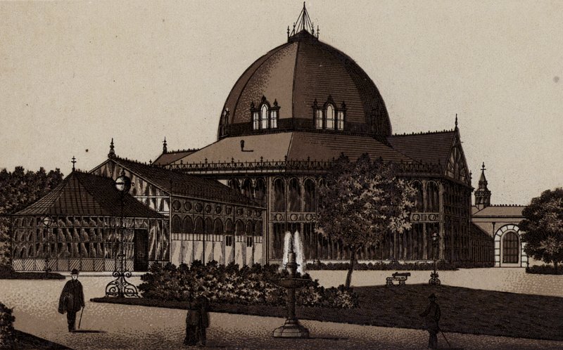 Buxton: Az új pavilon (litho) alkotó: English School