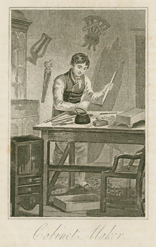 Bútorasztalos alkotó: English School
