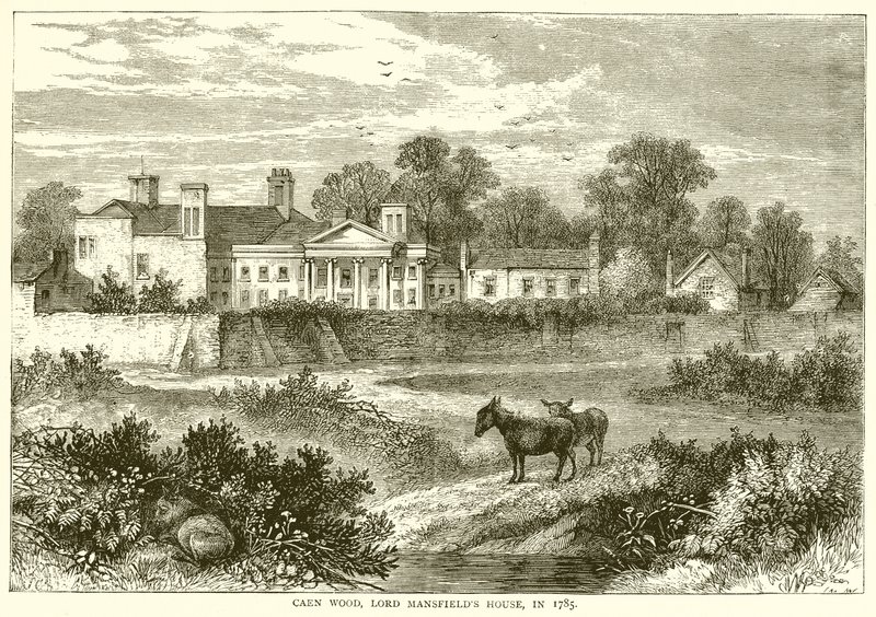 Caen Wood, Lord Mansfields House, 1785-ben alkotó: English School