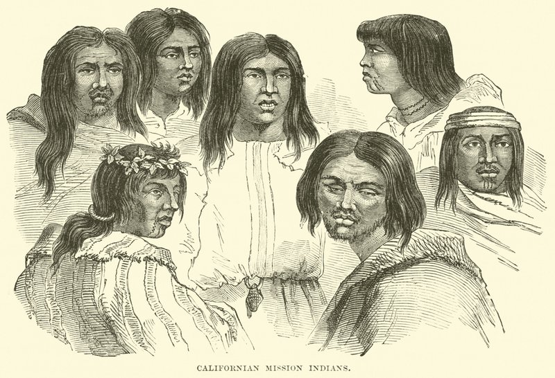 Kaliforniai missziós indiánok alkotó: English School