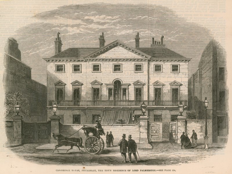 Cambridge House, Piccadilly, London, Lord Palmerston városi rezidenciája alkotó: English School